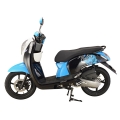 China mejor 125cc ciclomotor Scooter azul 